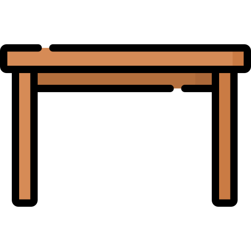 Folding prep table icon